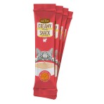 CAT FEST CREAMY SNACKS ADULT CAT WET FOOD ΜΕ ΒΟΔΙΝΟ ΚΑΙ ΧΑΒΙΑΡΙ 4pcs