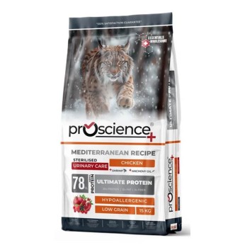 PROSCIENCE STERILISED URINARY ADULT CAT ΞΗΡΑ ΤΡΟΦΗ KOΤΟΠΟΥΛΟ 15kg
