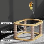 DENIK ΟΝΥΧΟΔΡΟΜΙΟ ΓΑΤΑΣ ΓΥΑΛΑ 41X47X25cm
