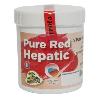 EVIA PARROTS PURE RED HEPATIC KOKKINH ΧΡΩΣΤΙΚΗ ΠΤΗΝΩΝ 40gr EVIA PARROTS PURE RED HEPATIC KOKKINH ΧΡΩΣΤΙΚΗ ΠΤΗΝΩΝ 40gr