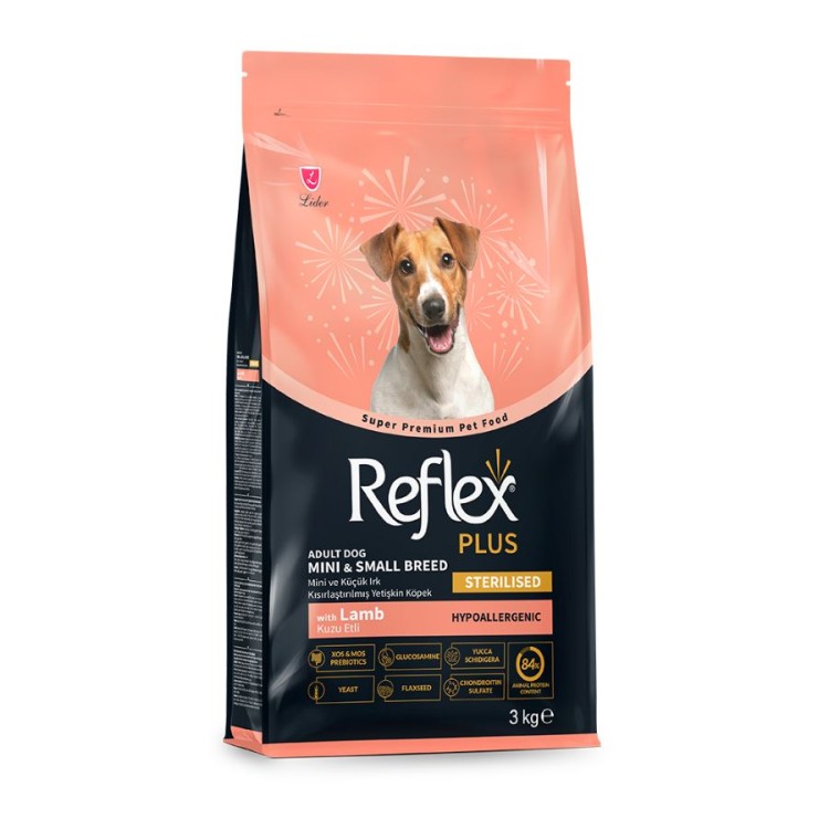 REFLEX PLUS HYPOALLERGENIC MINI AND SMALL STERILISED ADULT DOG ΑΡΝΙ 3kg REFLEX PLUS HYPOALLERGENIC MINI AND SMALL STERILISED ADULT DOG ΑΡΝΙ 3kg