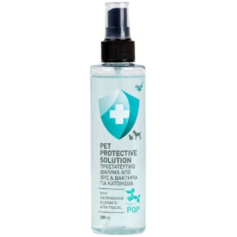 PQP SPRAY ΠΡΟΣΤΑΣΙΑΣ ΑΠΟ ΙΟΥΣ ΚΑΙ ΒΑΚΤΗΡΙΑ ΜΕ ΧΛΩΡΕΞΙΔΙΝΗ ΓΙΑ ΣΚΥΛΟΥΣ ΚΑΙ ΓΑΤΕΣ 200ml PQP SPRAY ΠΡΟΣΤΑΣΙΑΣ ΑΠΟ ΙΟΥΣ ΚΑΙ ΒΑΚΤΗΡΙΑ ΜΕ ΧΛΩΡΕΞΙΔΙΝΗ ΓΙΑ ΣΚΥΛΟΥΣ ΚΑΙ ΓΑΤΕΣ 200ml