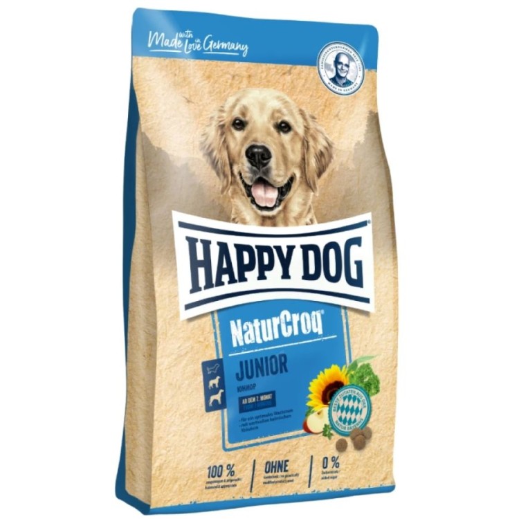 HAPPY DOG NATUR CROQ JUΝIOR DOG FOOD 4kg