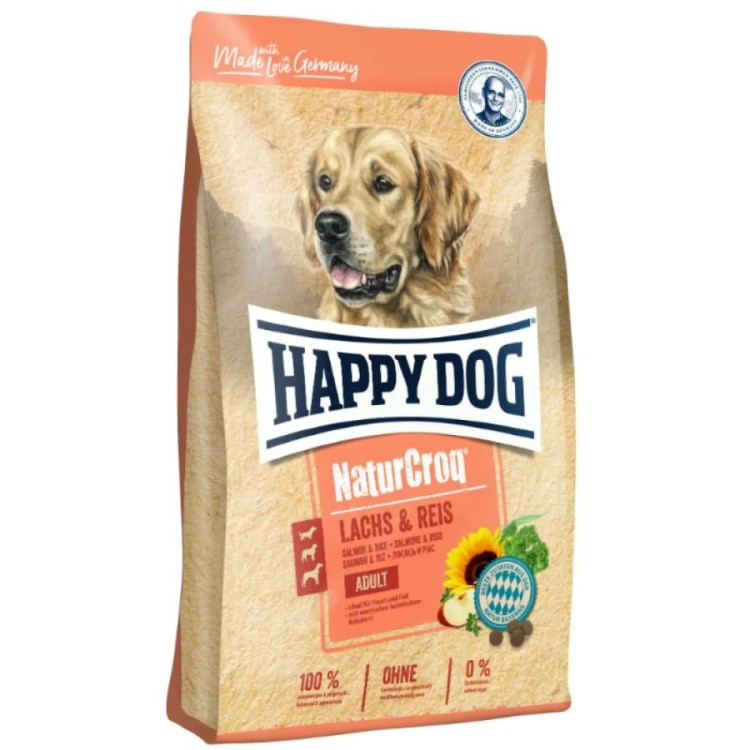 HAPPY DOG NATURCROQ ADULT DOG FOOD SALMON AND RICE 11kg HAPPY DOG NATURCROQ ADULT DOG FOOD SALMON AND RICE 11kg