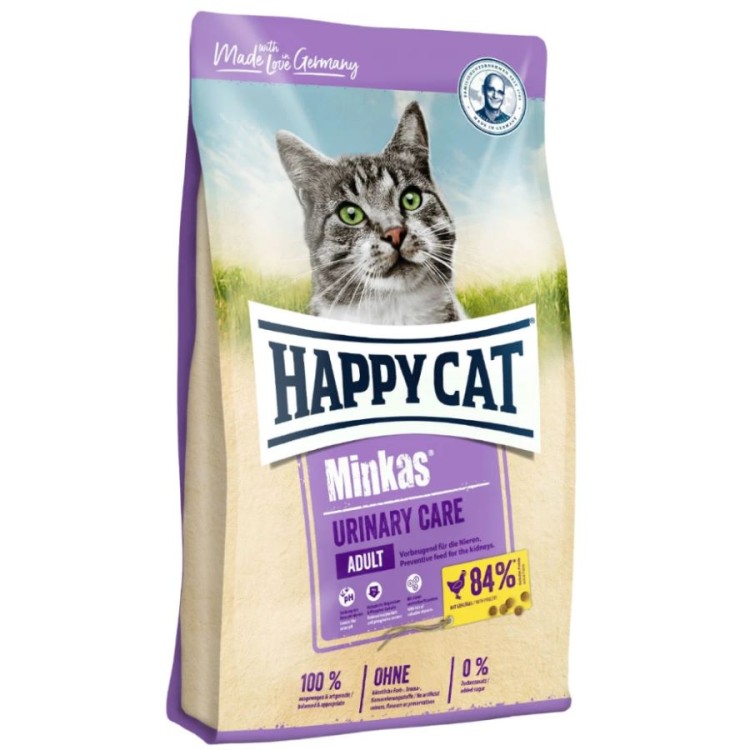 HAPPY CAT MINKAS URINARY CARE ADULT CAT FOOD ME ΠΟΥΛΕΡΙΚΑ 10kg HAPPY CAT MINKAS URINARY CARE ADULT CAT FOOD ME ΠΟΥΛΕΡΙΚΑ 10kg