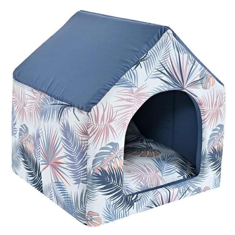 PET CAMELOT LEAFY ΥΦΑΣΜΑΤΙΝΗ ΦΩΛΙΑ ΣΚΥΛΟΥ ΚΑΙ ΓΑΤΑΣ SMALL 35x31x36cm