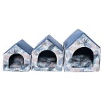 PET CAMELOT LEAFY ΥΦΑΣΜΑΤΙΝΗ ΦΩΛΙΑ ΣΚΥΛΟΥ ΚΑΙ ΓΑΤΑΣ MEDIUM 40x38x42cm