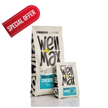 WELLMAX ALL BREEDS ADULT DOG CHICKEN 12kg KAI 2kg ΔΩΡΟ WELLMAX ALL BREEDS ADULT DOG CHICKEN 12kg KAI 2kg ΔΩΡΟ