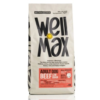 WELLMAX LOW GRAIN ALL BREEDS ADULT DOG BEEF 12KG