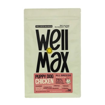 WELLMAX ALL BREEDS PUPPY DOG CHICKEN 2KG WELLMAX ALL BREEDS PUPPY DOG CHICKEN 2KG