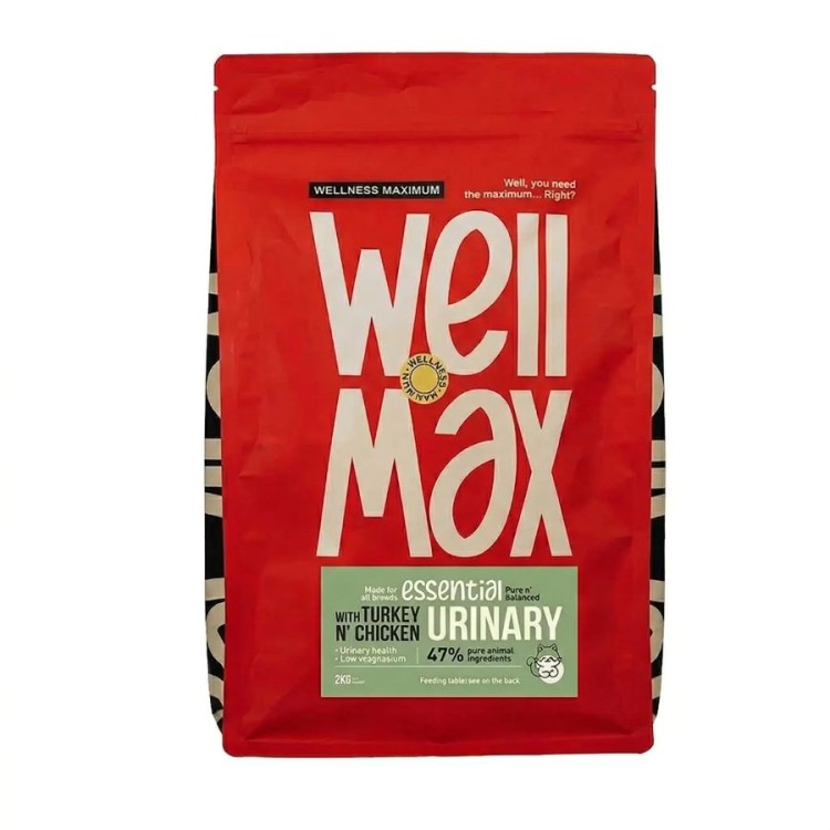WELLMAX ESSENTIAL URINARY ADULT CAT TURKEY AND CHICKEN 2kg