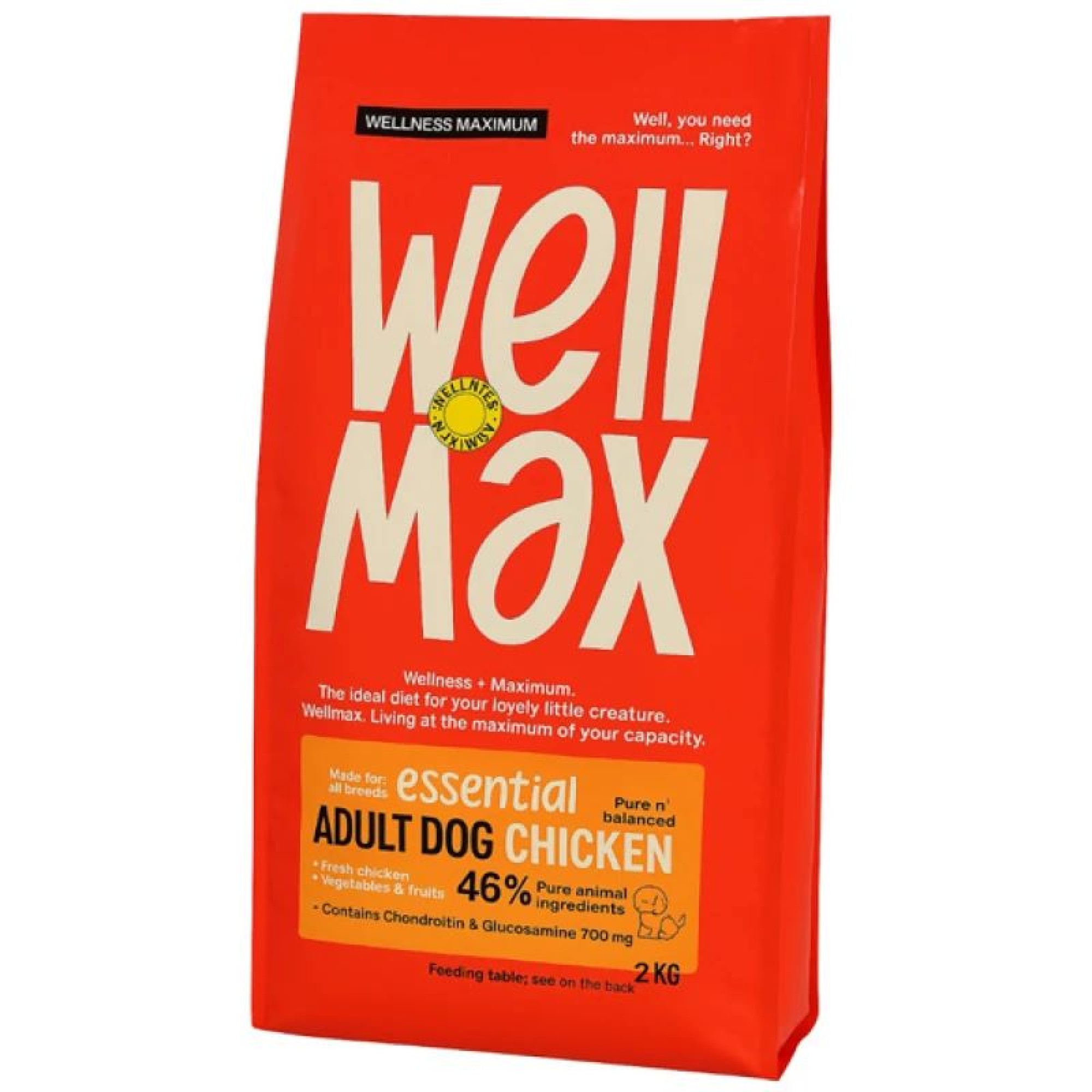 WELLMAX ESSENTIALS ADULT DOG CHICKEN 2KG