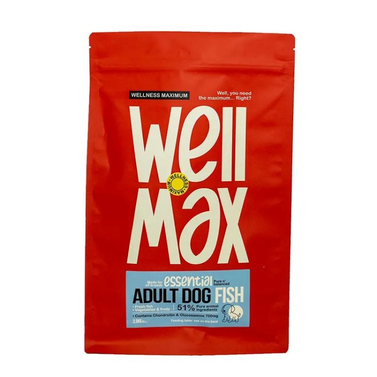 WELLMAX ESSENTIALS ADULT DOG FISH 2KG