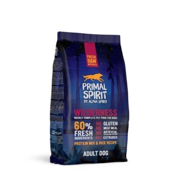PRIMAL SPIRIT WILDERNESS LOW GRAIN ADULT DOG 1kg PRIMAL SPIRIT WILDERNESS LOW GRAIN ADULT DOG 1kg