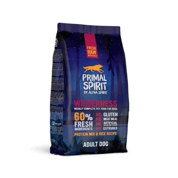 PRIMAL SPIRIT WILDERNESS LOW GRAIN ADULT DOG 1kg PRIMAL SPIRIT WILDERNESS LOW GRAIN ADULT DOG 1kg