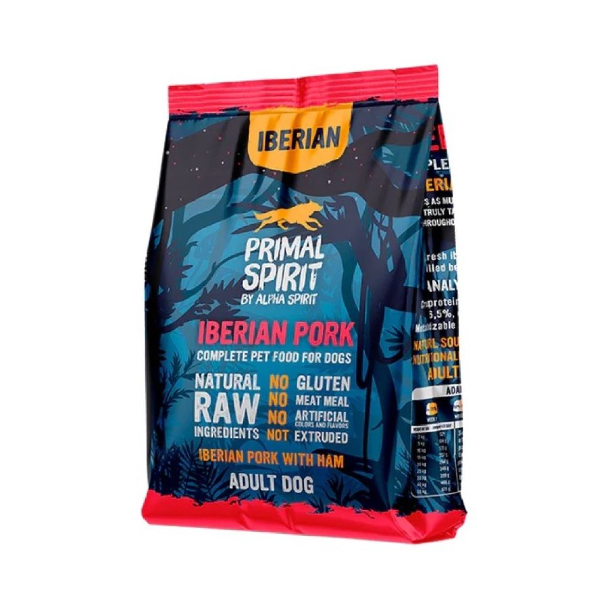 PRIMAL SPIRIT IBERIAN PORK ADULT DOG WITH HAM 1kg