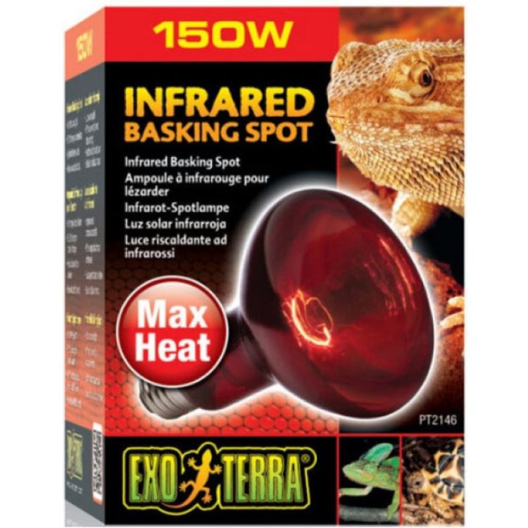 EXO TERRA HEAT GLO INFRARED BASKING SPOT 150W