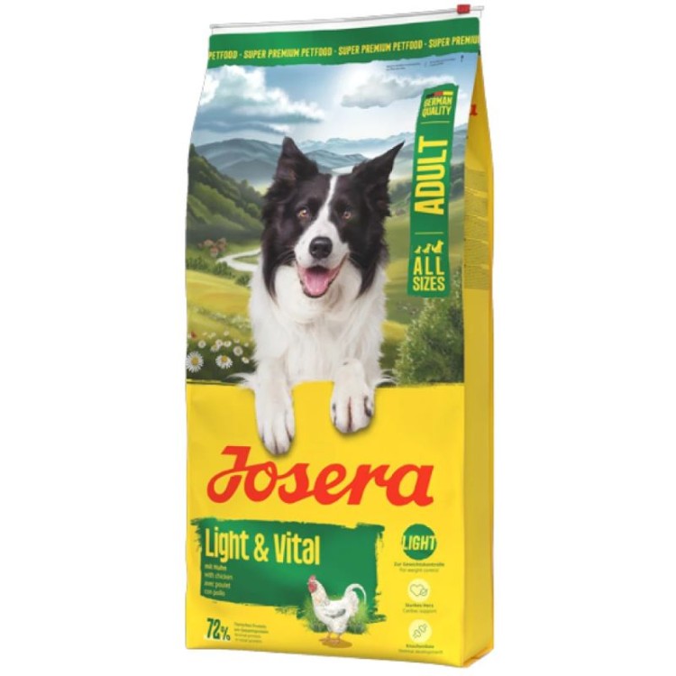 JOSERA LIGHT AND VITAL GLUTEN FREE ADULT DOG ΓΙΑ ΜΕΙΩΣΗ ΚΑΙ ΕΛΕΓΧΟ ΒΑΡΟΥΣ ΜΕ ΚΟΤΟΠΟΥΛΟ 12.5kg