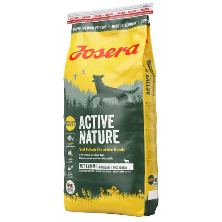JOSERA ACTIVE NATURE GLUTEN FREE ADULT DOG ΜΕ ΑΡΝΙ 12.5kg