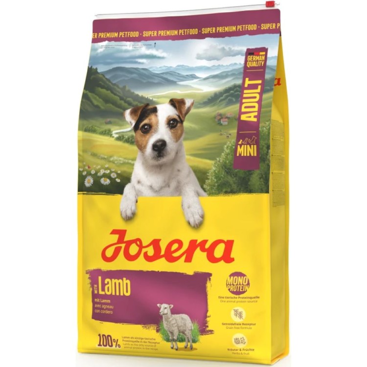 JOSERA GLUTEN AND GRAIN FREE MONOPROTEIN MINI BREED ADULT DOG ΜΕ ΑΡΝΙ 3kg