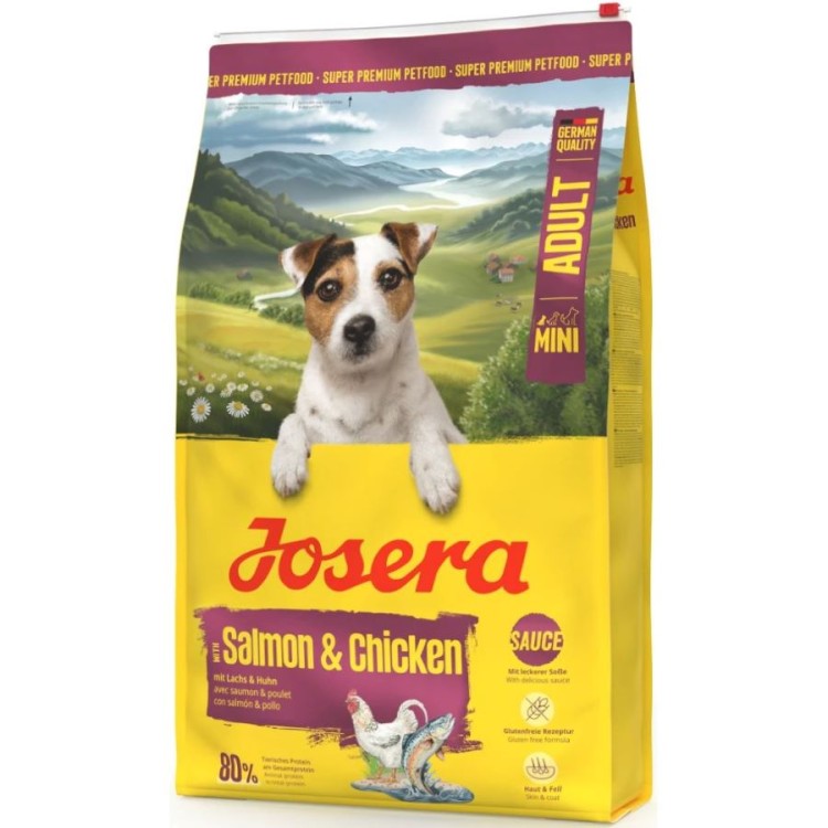 JOSERA GLUTEN AND GRAIN FREE MINI BREED ADULT DOG ΣΟΛΟΜΟΣ ΚΑΙ ΚΟΤΟΠΟΥΛΟ 10kg
