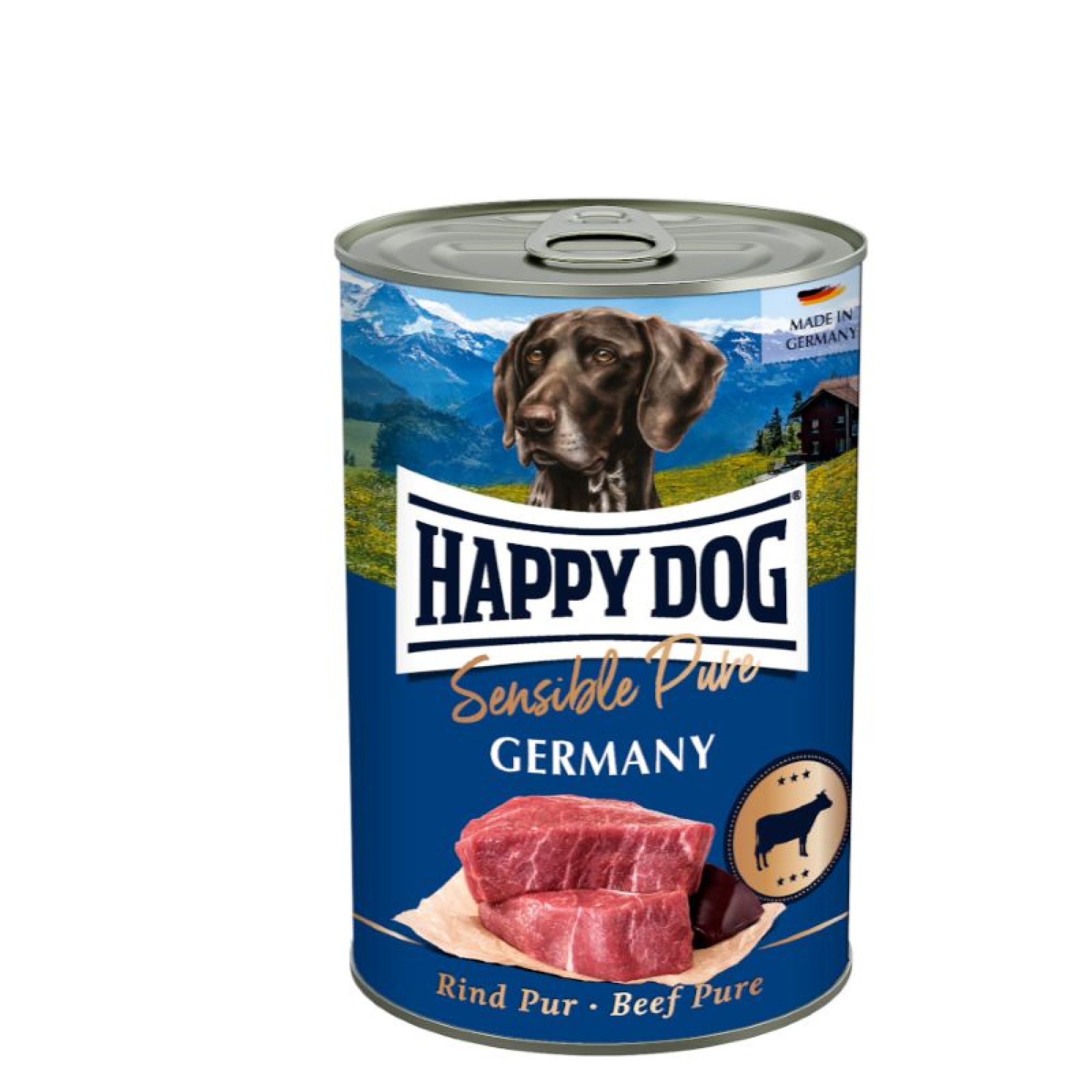 HAPPY DOG SENSIBLE PURE GERMANY GRAIN FREE ADULT DOG WET FOOD BEEF 400gr