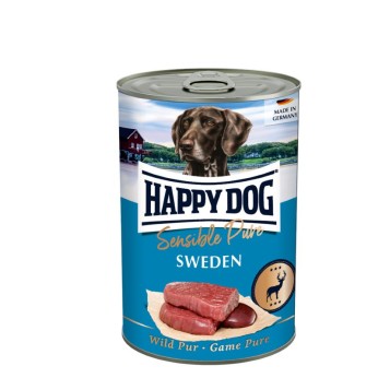 HAPPY DOG SENSIBLE PURE SWEDEN GRAIN FREE ADULT DOG WET FOOD GAME 400gr HAPPY DOG SENSIBLE PURE SWEDEN GRAIN FREE ADULT DOG WET FOOD GAME 400gr
