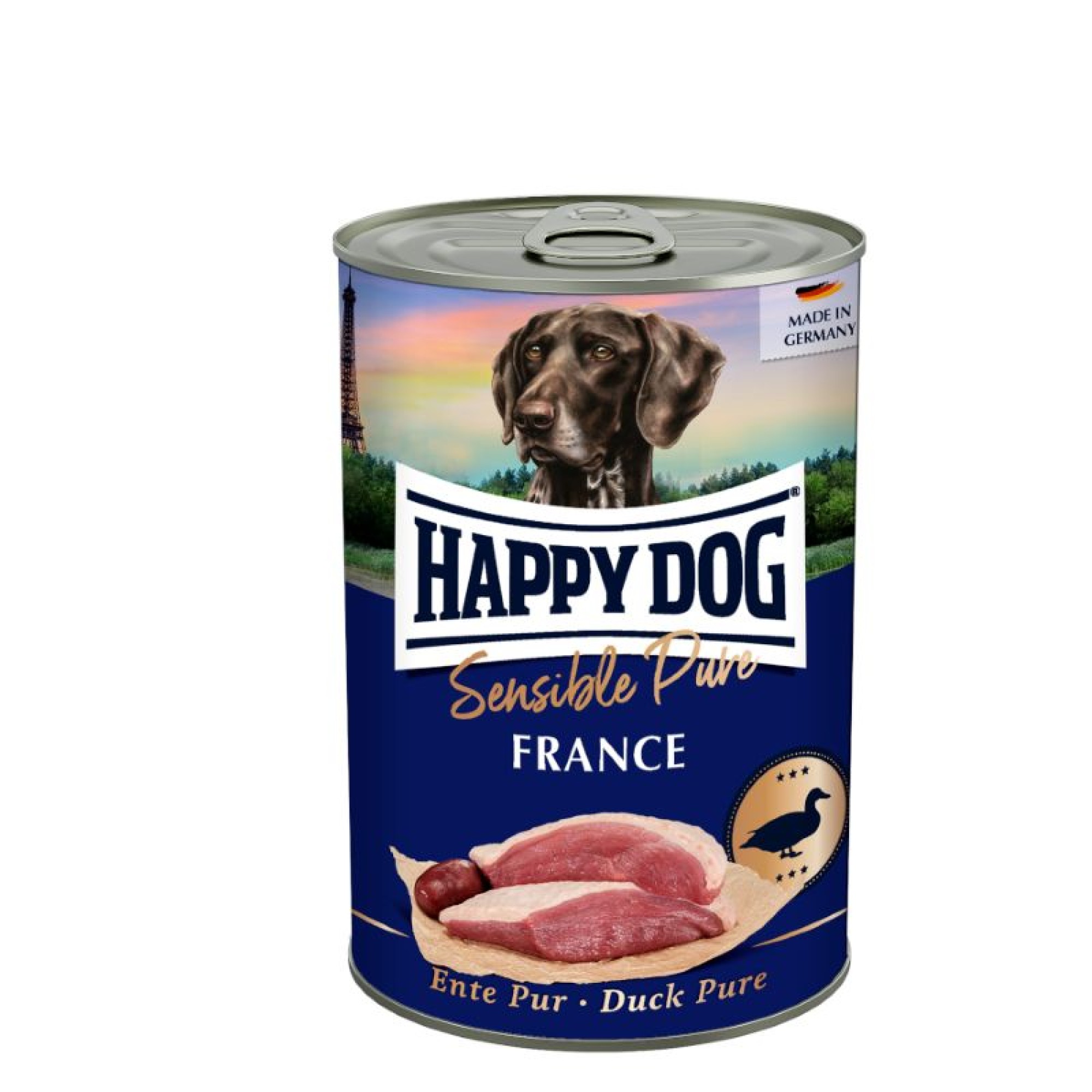 HAPPY DOG SENSIBLE PURE FRANCE GRAIN FREE ADULT DOG WET FOOD DUCK 400gr