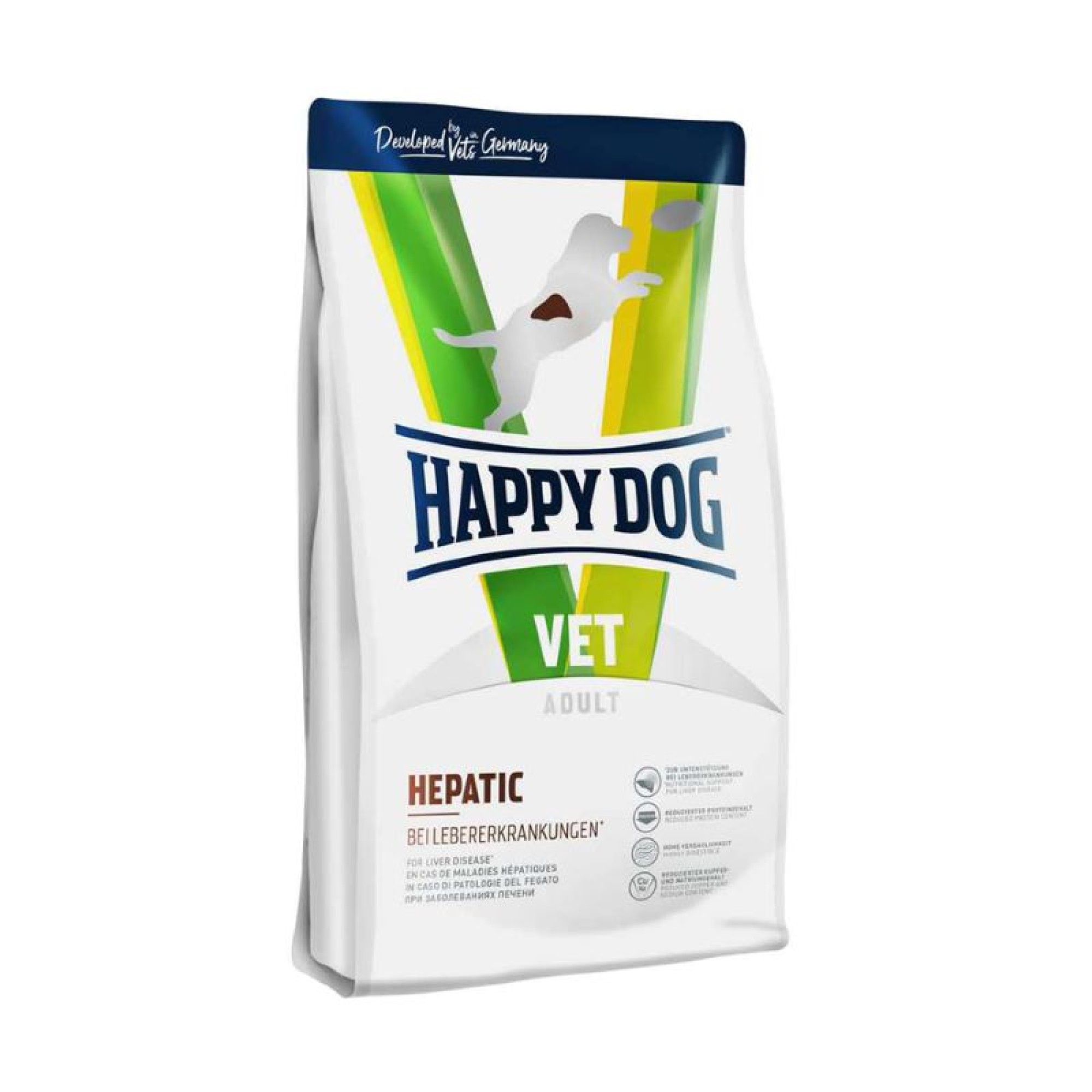 HAPPY DOG VETERINARY DIET HEPATIC CARE ADULT DOG FOOD 1kg