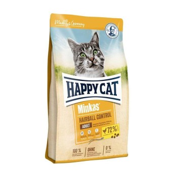 HAPPY CAT MINKAS HAIRBALL CONTROL ADULT CAT FOOD ΜΕ ΠΟΥΛΕΡΙΚΑ 1.5kg