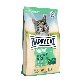HAPPY CAT MINKAS PERFECT MIX ADULT CAT FOOD ΜΕ ΠΟΥΛΕΡΙΚΑ ΑΡΝΙ ΚΑΙ ΨΑΡΙΑ 1,5kg