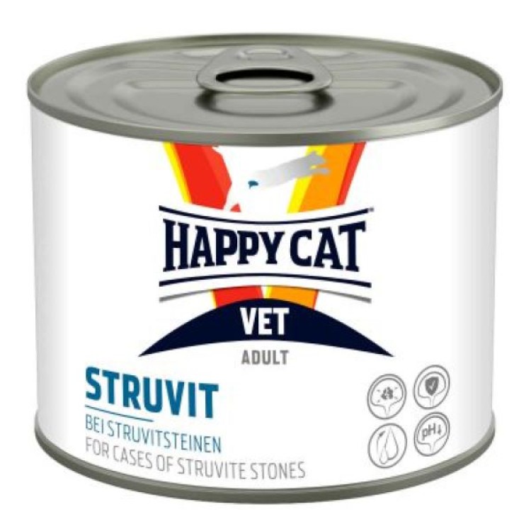 HAPPY CAT VETERINARY DIET STRUVIT CARE ADULT CAT WET FOOD 200gr