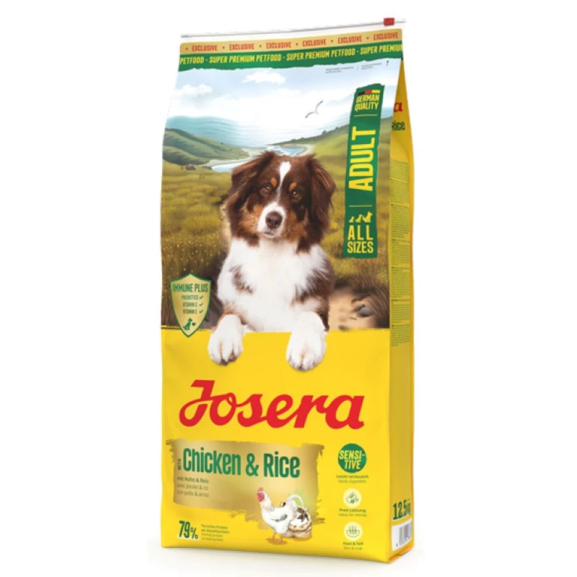 JOSERA GLUTEN FREE ADULT DOG ΜΕ ΚΟΤΟΠΟΥΛΟ ΚΑΙ ΡΥΖΙ 12.5kg