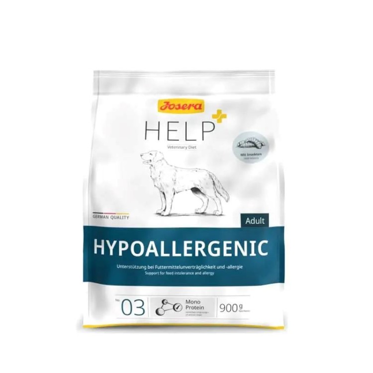 JOSERA HELP VETERINARY DIET HYPOALLERGENIC GRAIN FREE ADULT DOG 900gr