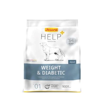 JOSERA HELP VETERINARY DIET WEIGHT AND DIABETIC LOW FAT ADULT DOG 900gr