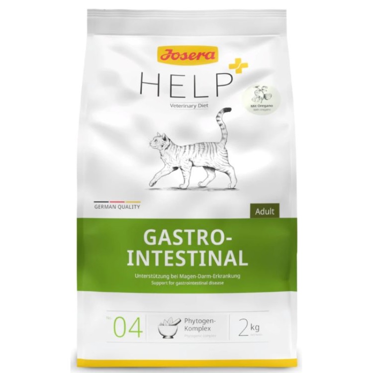 JOSERA HELP VETERINARY DIET GASTROINTESTINAL GLUTEN FREE ADULT CAT 2kg