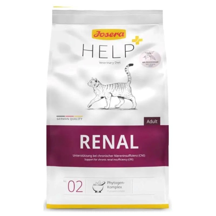 JOSERA HELP VETERINARY DIET RENAL ADULT CAT ΓΙΑ ΧΡΟΝΙΑ ΝΕΦΡΙΚΗ ΑΝΕΠΑΡΚΕΙΑ 400gr