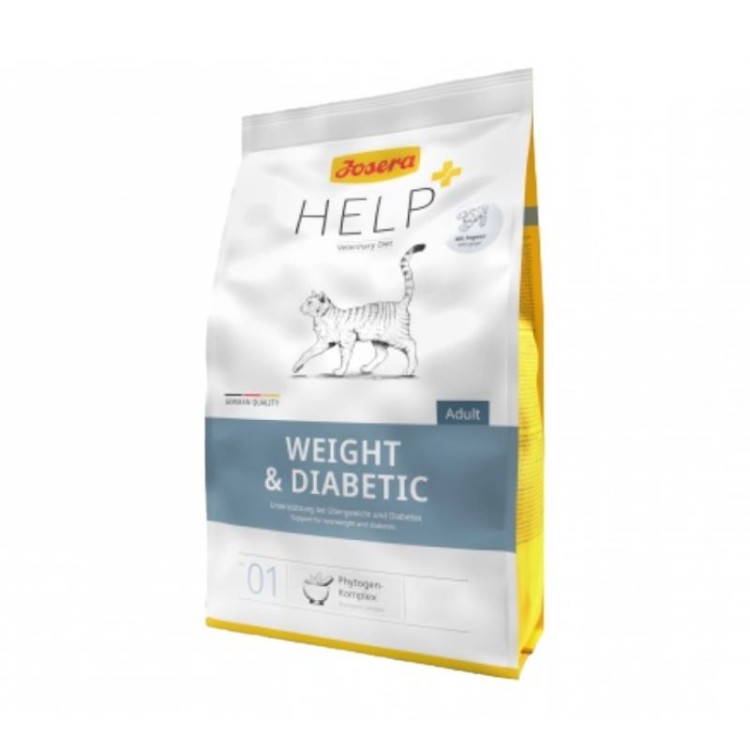 JOSERA HELP VETERINARY DIET WEIGHT AND DIABETIC LOW FAT ADULT CAT 400gr