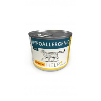JOSERA HELP VETERINARY DIET HYPOALLERGENIC GRAIN FREE AND MONOPROTEIN ADULT CAT WET FOOD 200gr