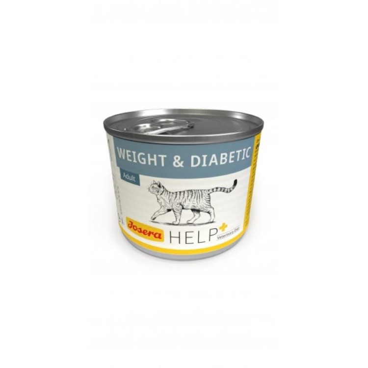 JOSERA HELP VETERINARY DIET WEIGHT AND DIABETIC LOW FAT ADULT CAT WET FOOD 200gr JOSERA HELP VETERINARY DIET WEIGHT AND DIABETIC LOW FAT ADULT CAT WET FOOD 200gr