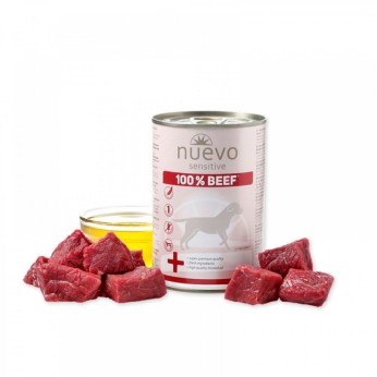 NUEVO SENSITIVE MONOPROTEIN ADULT DOG WET FOOD BEEF 400gr