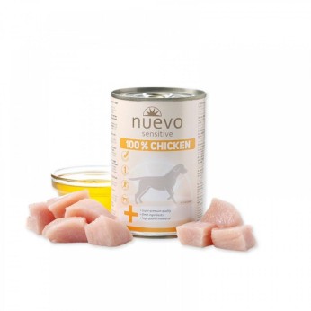 NUEVO SENSITIVE MONOPROTEIN ADULT DOG WET FOOD CHICKEN 400gr