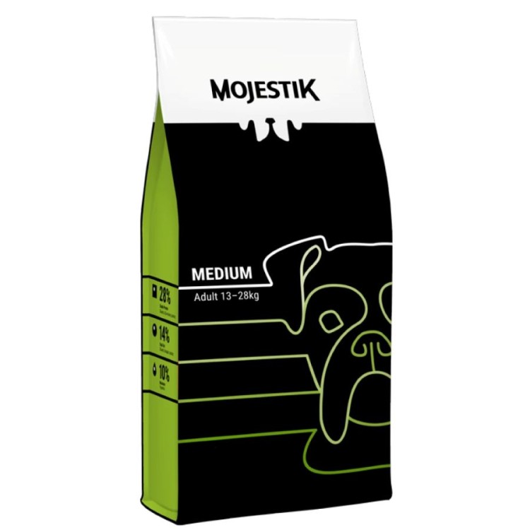 MOJESTIK PREMIUM ADULT DOG MΕDIUM BREEDS ΚΟΤΟΠΟΥΛΟ ΚΑΙ ΨΑΡΙ 15kg