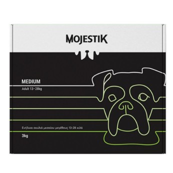 MOJESTIK PREMIUM ADULT DOG MΕDIUM BREEDS ΚΟΤΟΠΟΥΛΟ ΚΑΙ ΨΑΡΙ 3kg