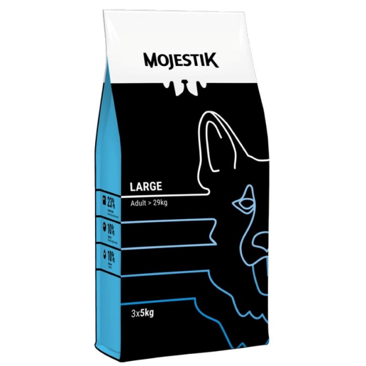 MOJESTIK PREMIUM ADULT DOG LARGE BREEDS ΚΟΤΟΠΟΥΛΟ ΜΟΣΧΑΡΙ ΚΑΙ ΑΡΝΙ 15kg