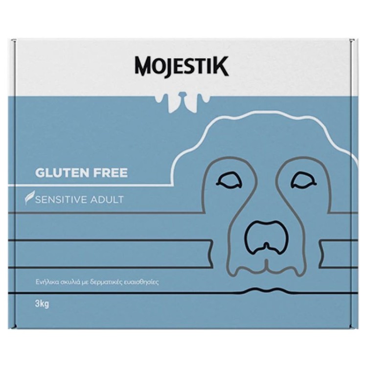 MOJESTIK GLUTEN FREE SENSITIVE ALL BREEDS ADULT DOG ΠΑΠΙΑ KAI ΡΥΖΙ 3kg MOJESTIK GLUTEN FREE SENSITIVE ALL BREEDS ADULT DOG ΠΑΠΙΑ KAI ΡΥΖΙ 3kg