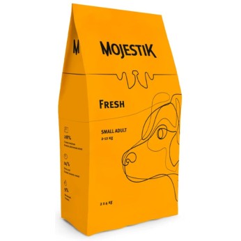 MOJESTIK FRESH GRAIN FREE SMALL BREEDS ADULT DOG XOIPINO 8kg MOJESTIK FRESH GRAIN FREE SMALL BREEDS ADULT DOG XOIPINO 8kg
