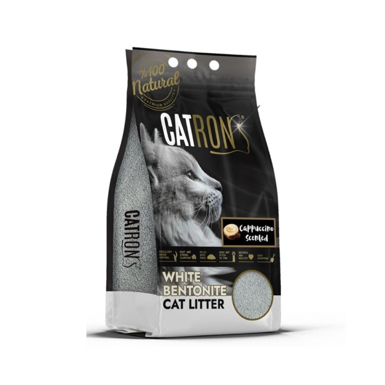 CATRON ΑΜΜΟΣ ΓΑΤΑΣ ΛΕΥΚΟΣ ΜΠΕΤΟΝΙΤΗΣ CAPPUCCINO 10lt