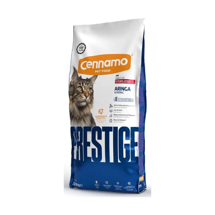CENNAMO PRESTIGE STERILISED ADULT CAT HERRING 10kg