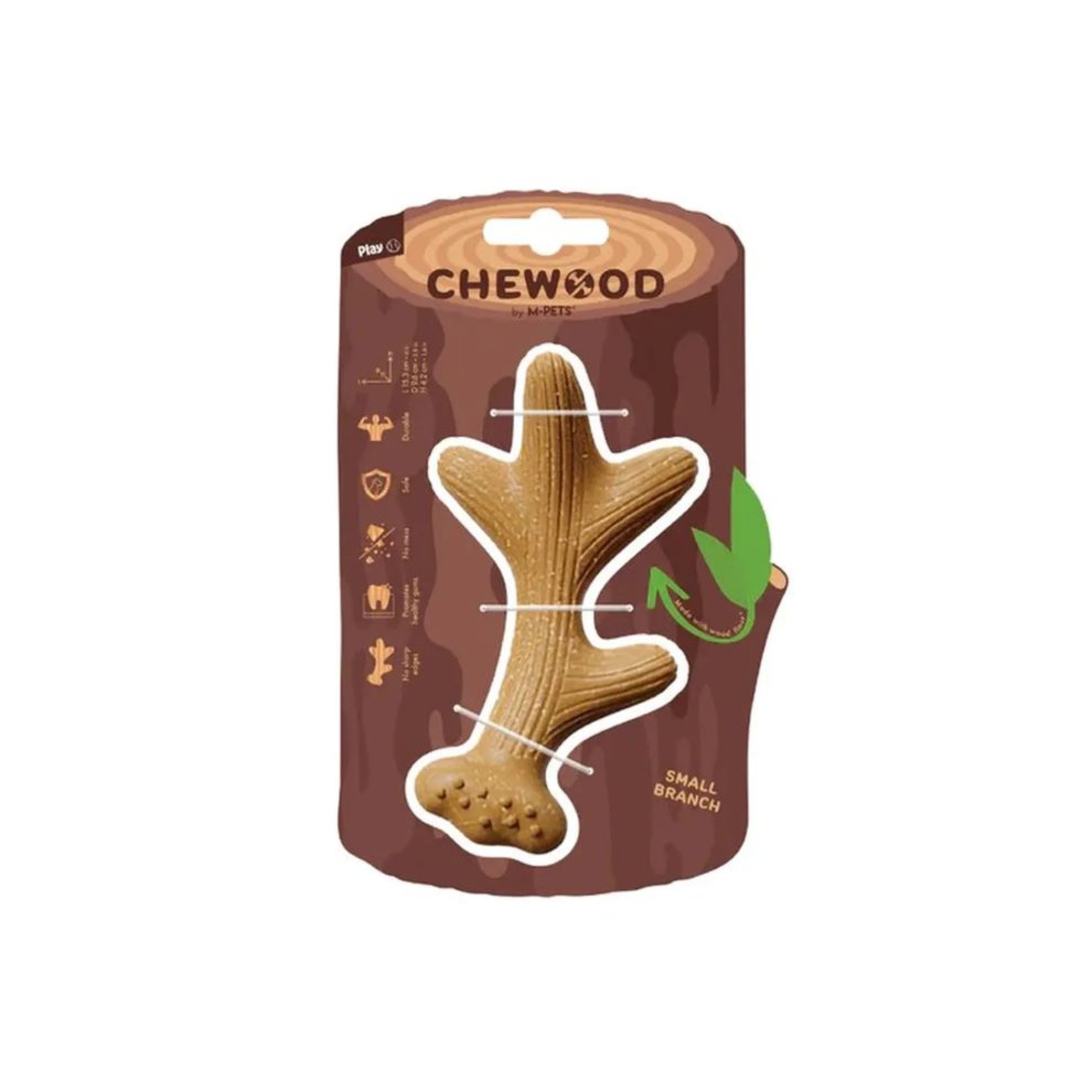 MPETS CHEWOOD ΠΑΙΧΝΙΔΙ ΓΙΑ ΣΚΥΛΟΥΣ ΚΛΑΔΙ ΚΑΦΕ SMALL